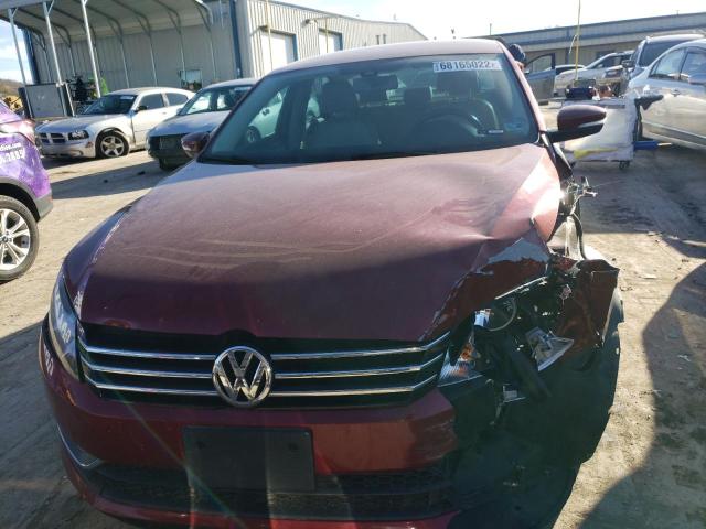 1VWAT7A32FC092665 - 2015 VOLKSWAGEN PASSAT S RED photo 5