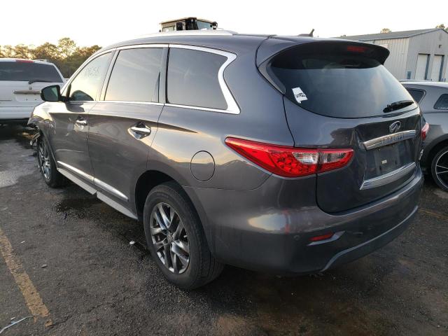 5N1AL0MN7DC301737 - 2013 INFINITI JX35 GRAY photo 2