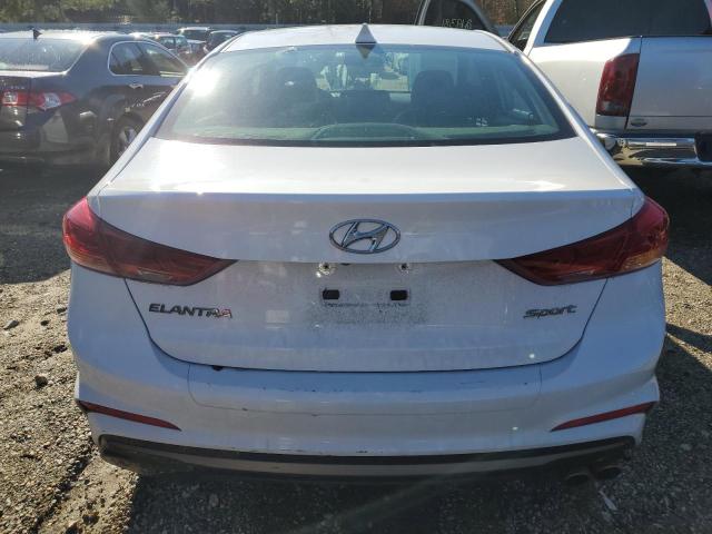 KMHD04LB9HU362477 - 2017 HYUNDAI ELANTRA SP WHITE photo 6