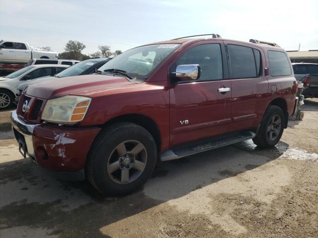 5N1AA08A15N715938 - 2005 NISSAN ARMADA SE RED photo 1