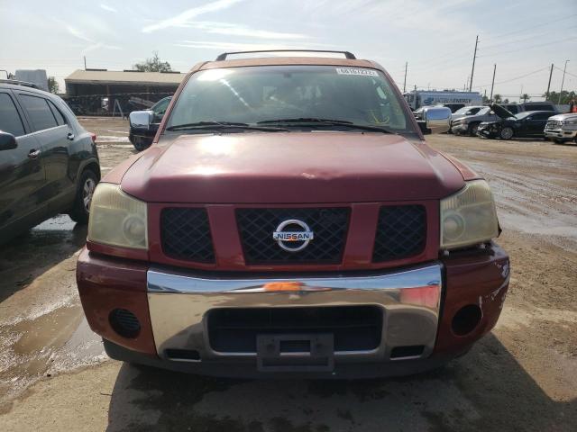 5N1AA08A15N715938 - 2005 NISSAN ARMADA SE RED photo 5