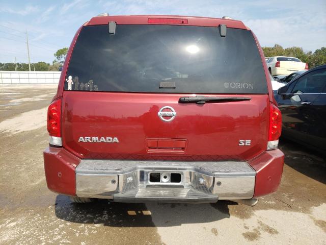 5N1AA08A15N715938 - 2005 NISSAN ARMADA SE RED photo 6