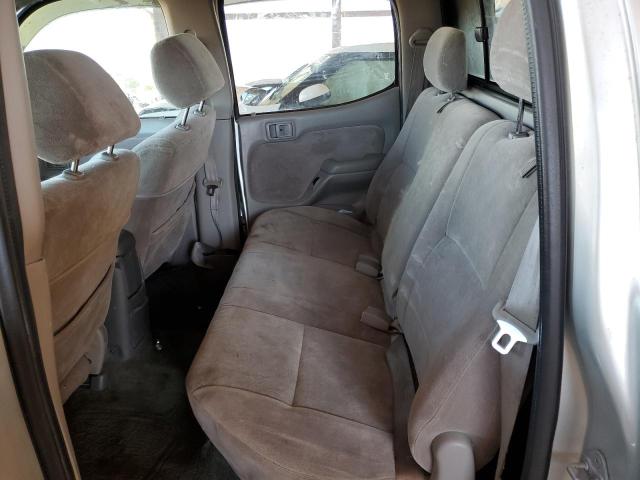 5TEGN92N04Z334919 - 2004 TOYOTA TACOMA DOU SILVER photo 10
