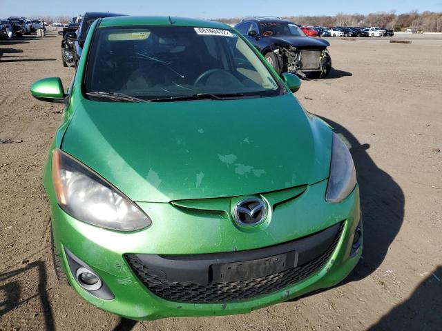 JM1DE1HY8B0129335 - 2011 MAZDA MAZDA2 GREEN photo 5