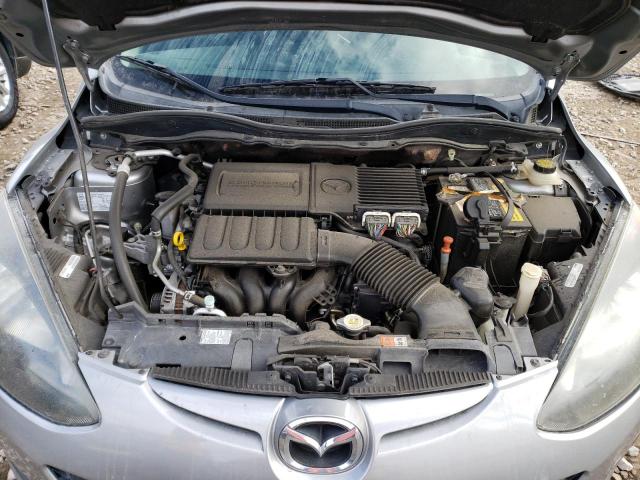 JM1DE1KZ3C0145767 - 2012 MAZDA MAZDA2 SILVER photo 11