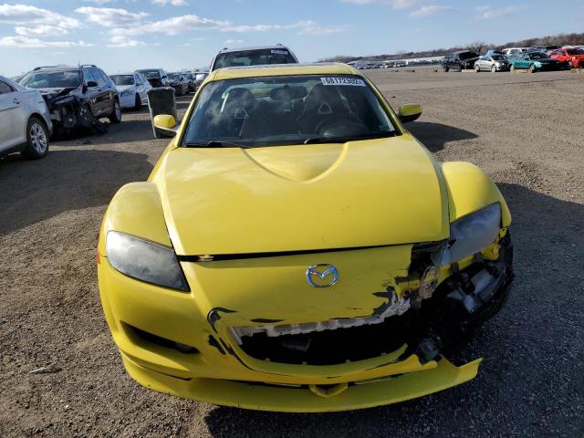 JM1FE173540125499 - 2004 MAZDA RX8 YELLOW photo 5