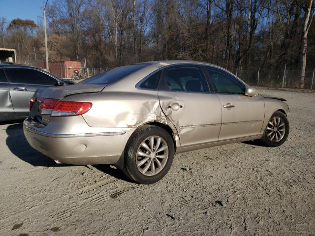 KMHFC46F46A047938 - 2006 HYUNDAI AZERA SE GOLD photo 3