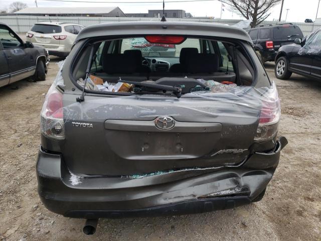 2T1KR32E15C322071 - 2005 TOYOTA MATRIX GRAY photo 6