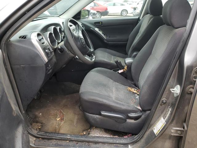 2T1KR32E15C322071 - 2005 TOYOTA MATRIX GRAY photo 7
