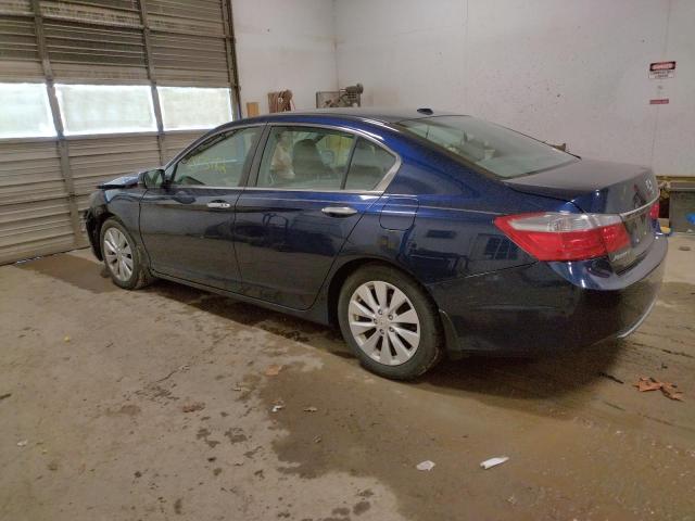 1HGCR2F81FA047800 - 2015 HONDA ACCORD EXL BLUE photo 2