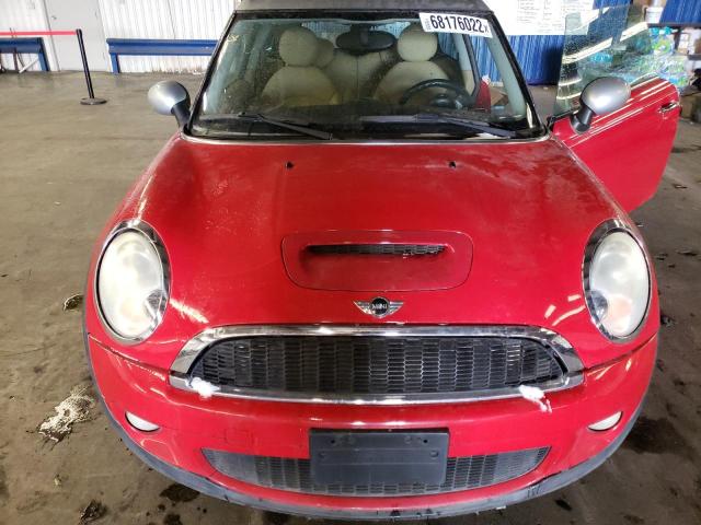 WMWMM33568TP89485 - 2008 MINI COOPER S C RED photo 11