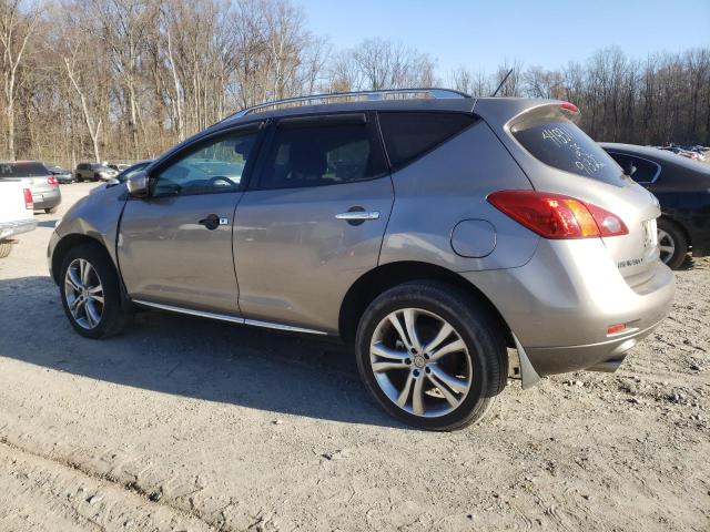 JN8AZ18W29W143829 - 2009 NISSAN MURANO S GRAY photo 2