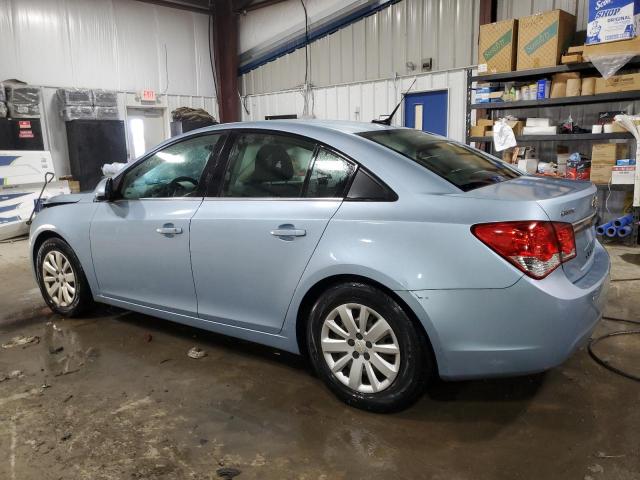 1G1PF5S9XB7269373 - 2011 CHEVROLET CRUZE LT BLUE photo 2