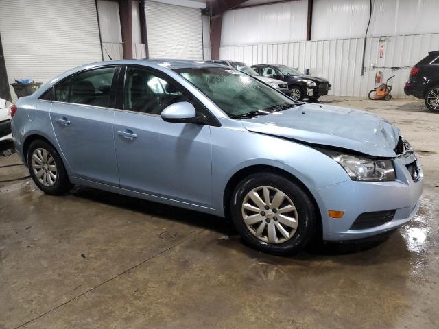 1G1PF5S9XB7269373 - 2011 CHEVROLET CRUZE LT BLUE photo 4