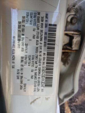 JM1DE1KY0E0183516 - 2014 MAZDA MAZDA2 SPO 白色 照片 12