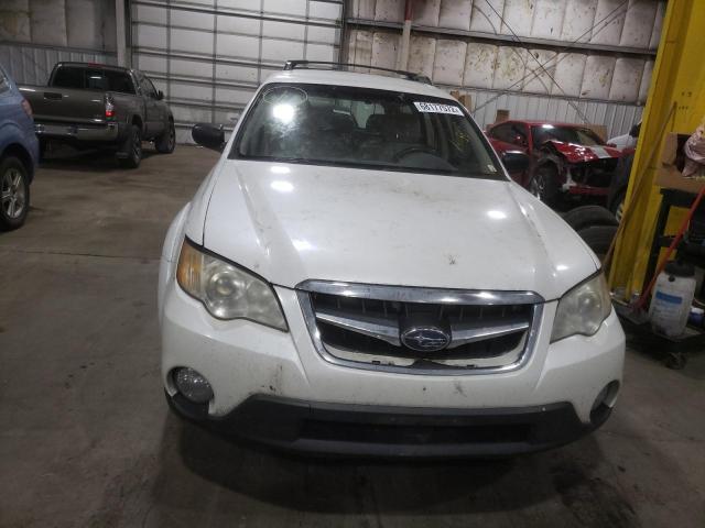 4S4BP61C487306374 - 2008 SUBARU OUTBACK 2. WHITE photo 5