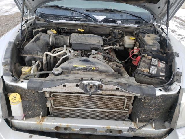 1D7HW48N96S717718 - 2006 DODGE DAKOTA QUA GRAY photo 11