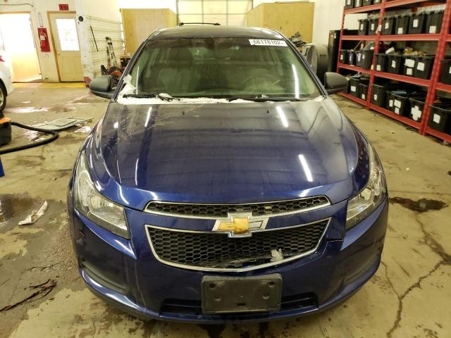 1G1PC5SH0C7209085 - 2012 CHEVROLET CRUZE BLUE photo 5