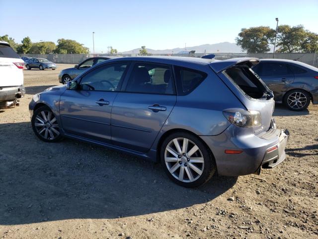 JM1BK34M681797247 - 2008 MAZDA SPEED 3 BLUE photo 2