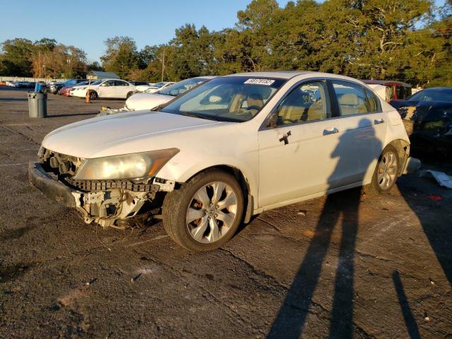 1HGCP36858A050469 - 2008 HONDA ACCORD EXL WHITE photo 1