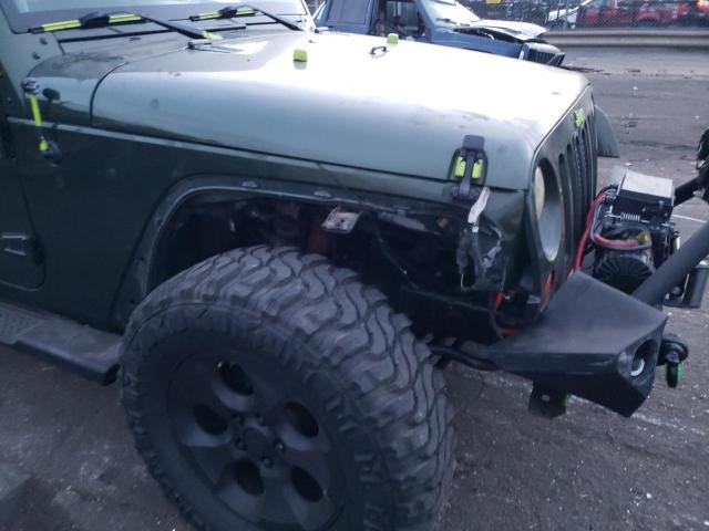 1J4GA59118L594543 - 2008 JEEP WRANGLER GREEN photo 9