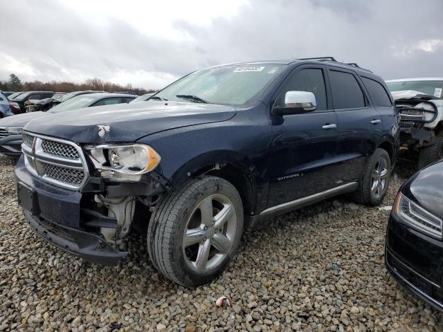 1C4SDHET1CC159255 - 2012 DODGE DURANGO CI BLUE photo 1