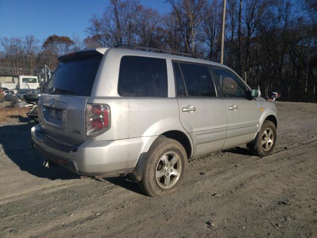 5FNYF18308B024396 - 2008 HONDA PILOT SE SILVER photo 3