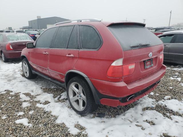 5UXFB93552LN79566 - 2002 BMW X5 4.6IS RED photo 2