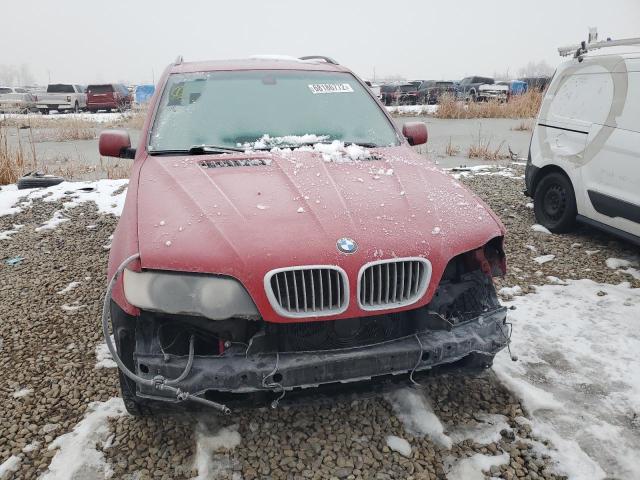 5UXFB93552LN79566 - 2002 BMW X5 4.6IS RED photo 5