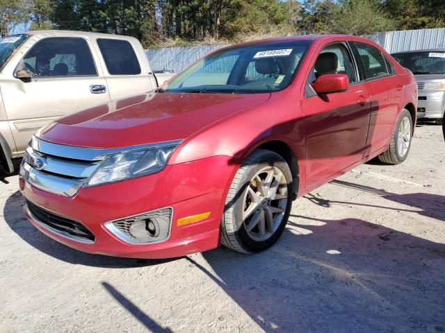 3FAHP0JG3CR158837 - 2012 FORD FUSION SEL RED photo 1