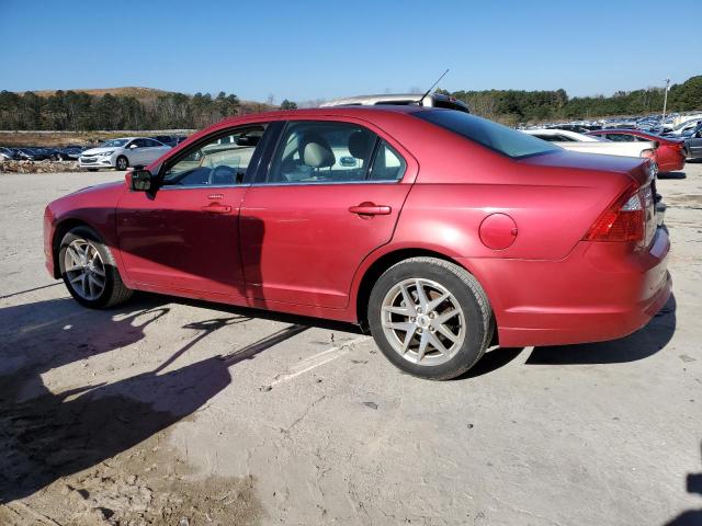 3FAHP0JG3CR158837 - 2012 FORD FUSION SEL RED photo 2