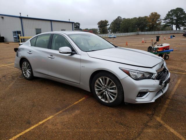 JN1EV7AP7JM356602 - 2018 INFINITI Q50 LUXE SILVER photo 4