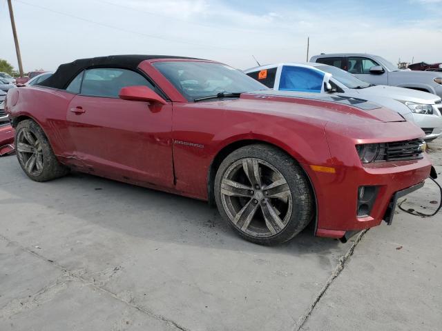 2G1FZ3DP0D9805428 - 2013 CHEVROLET CAMARO ZL1 RED photo 4