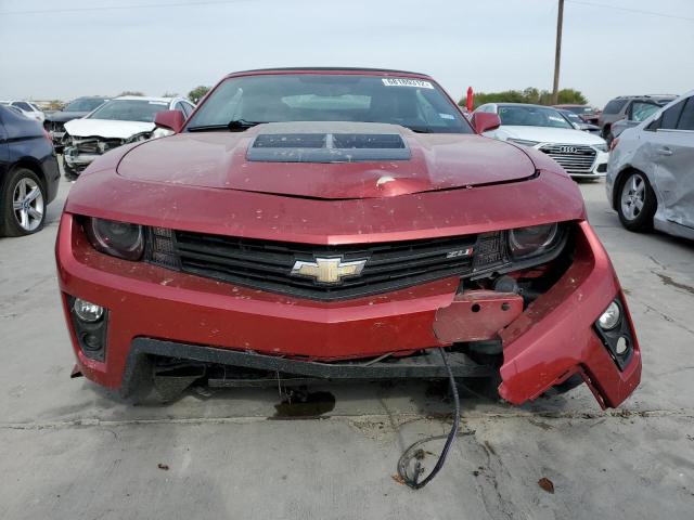 2G1FZ3DP0D9805428 - 2013 CHEVROLET CAMARO ZL1 RED photo 5
