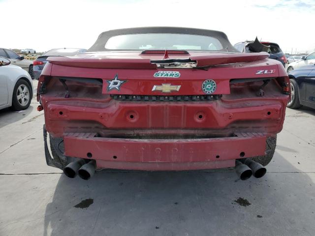 2G1FZ3DP0D9805428 - 2013 CHEVROLET CAMARO ZL1 RED photo 6