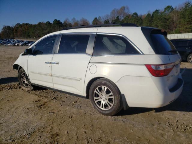 5FNRL5H64BB048741 - 2011 HONDA ODYSSEY EX WHITE photo 2