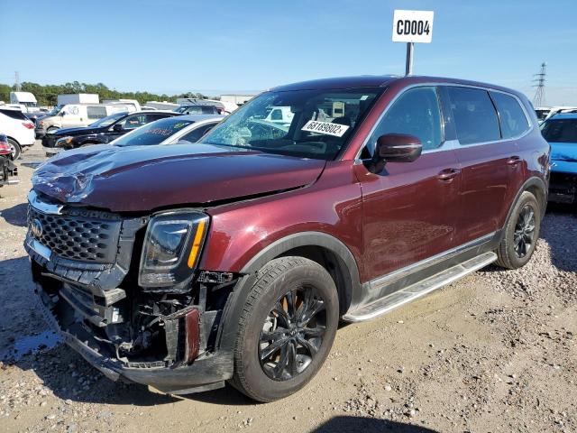 5XYP24HC0LG085032 - 2020 KIA TELLURIDE BURGUNDY photo 1