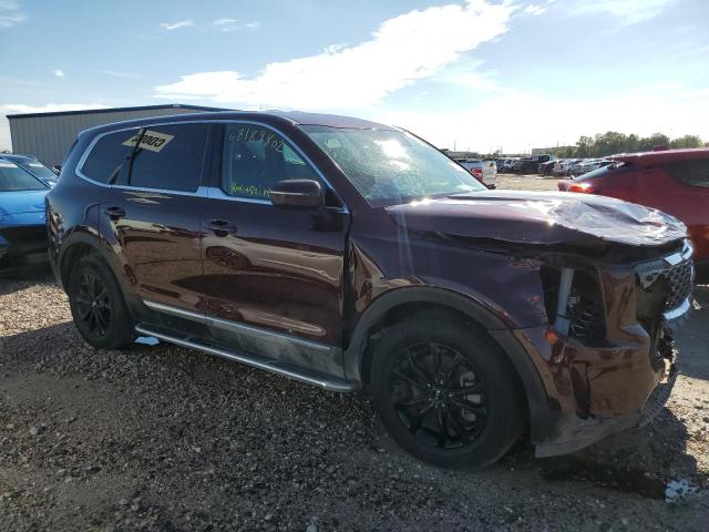 5XYP24HC0LG085032 - 2020 KIA TELLURIDE BURGUNDY photo 4