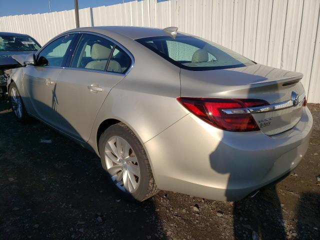 2G4GK5EX2G9163949 - 2016 BUICK REGAL GOLD photo 2