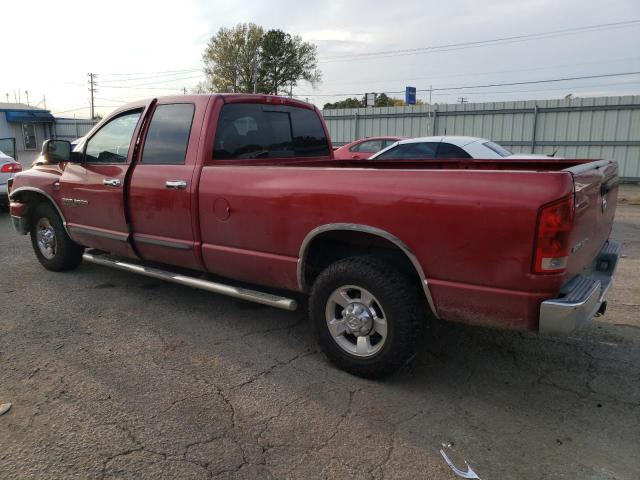 3D7KR28CX6G171549 - 2006 DODGE RAM 2500 S RED photo 2