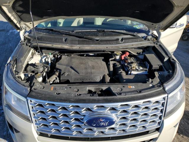 1FM5K8HT9JGA77855 - 2018 FORD EXPLORER P CREAM photo 12