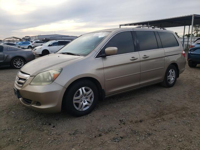 5FNRL387X7B437615 - 2007 HONDA ODYSSEY EX GOLD photo 1