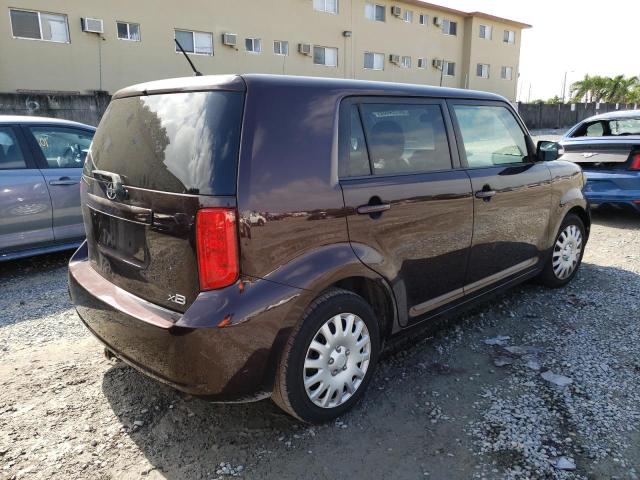 JTLKE50E581006972 - 2008 TOYOTA SCION XB მუქწითელი ფოტო 3
