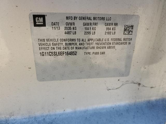 1G11C5SL6EF164852 - 2014 CHEVROLET MALIBU 1LT 银色 照片 12