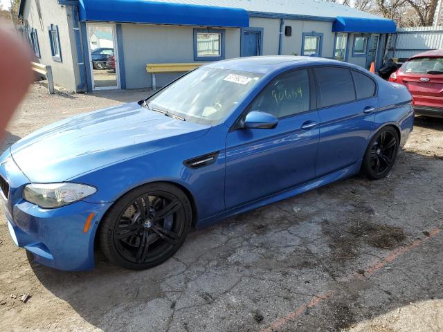 WBSFV9C59DD096144 - 2013 BMW M5 BLUE photo 1