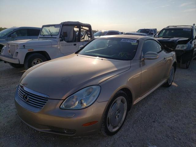 JTHFN48Y720004724 - 2002 LEXUS SC 430 GOLD photo 1