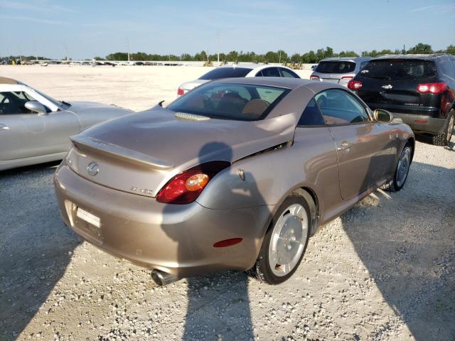 JTHFN48Y720004724 - 2002 LEXUS SC 430 GOLD photo 3