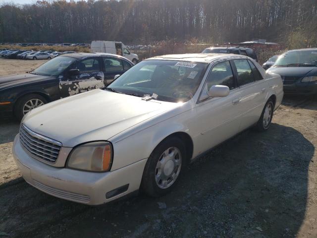 1G6KD54Y31U213547 - 2001 CADILLAC DEVILLE WHITE photo 1