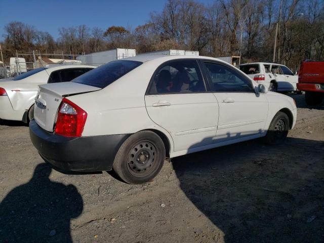 KNAFE121455122469 - 2005 KIA SPECTRA LX WHITE photo 3