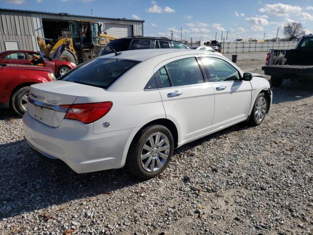 1C3CCBCG2EN156757 - 2014 CHRYSLER 200 LIMITE WHITE photo 3